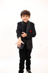 Black Blazer with Korean Heart